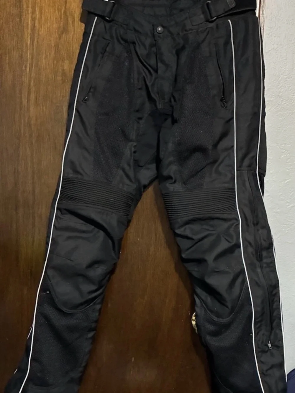 Sliders Kevlar Motorcycle Pants Men's Black Performance Mens Pants Large Long - Picture 1 of 10